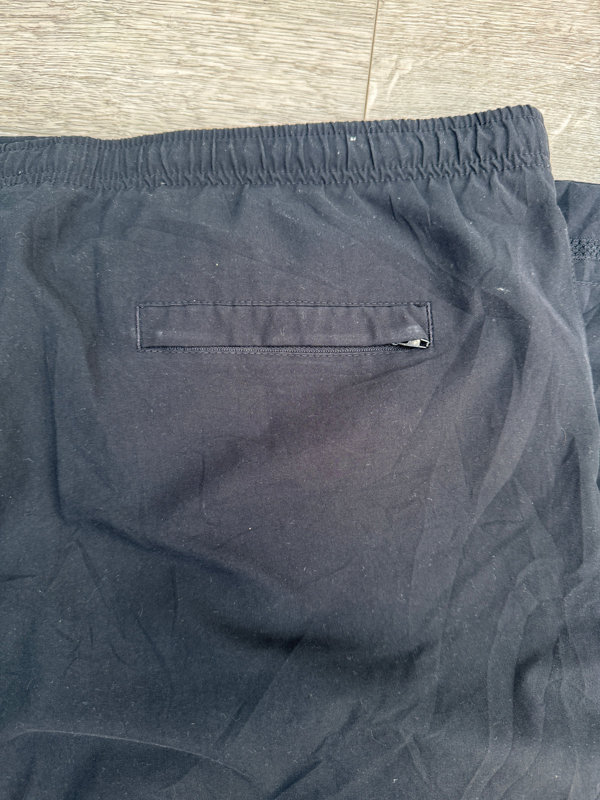 Nike Vintage Track Pants Mens XL Black Woven Training Bottoms