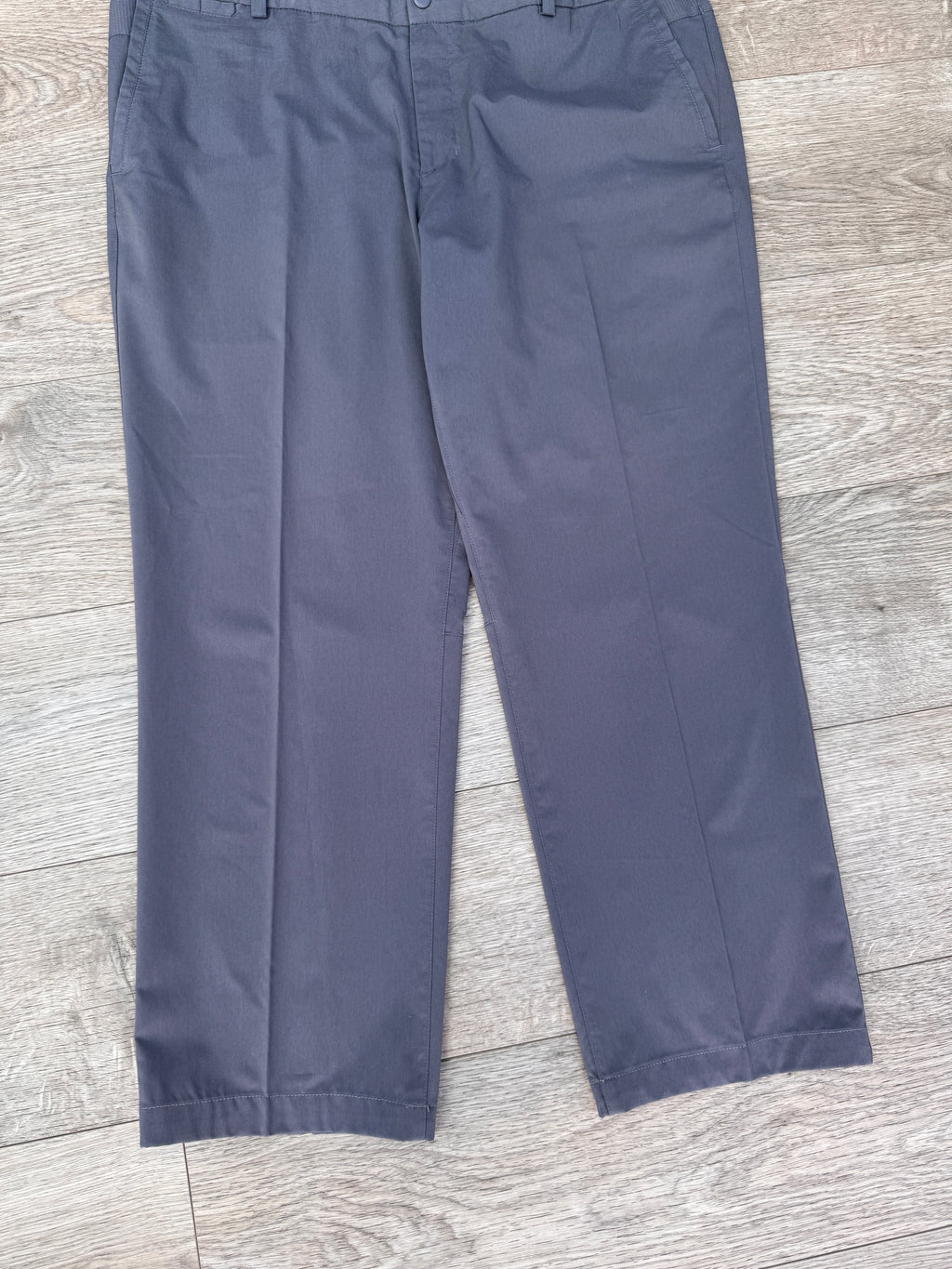 Nike Golf Mens Dri Fit Performance Trousers W38 L32 Grey Straight Leg