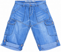Denim Co Mens Blue Denim Carpenter Shorts W36 Baggy Long Y2K Utility