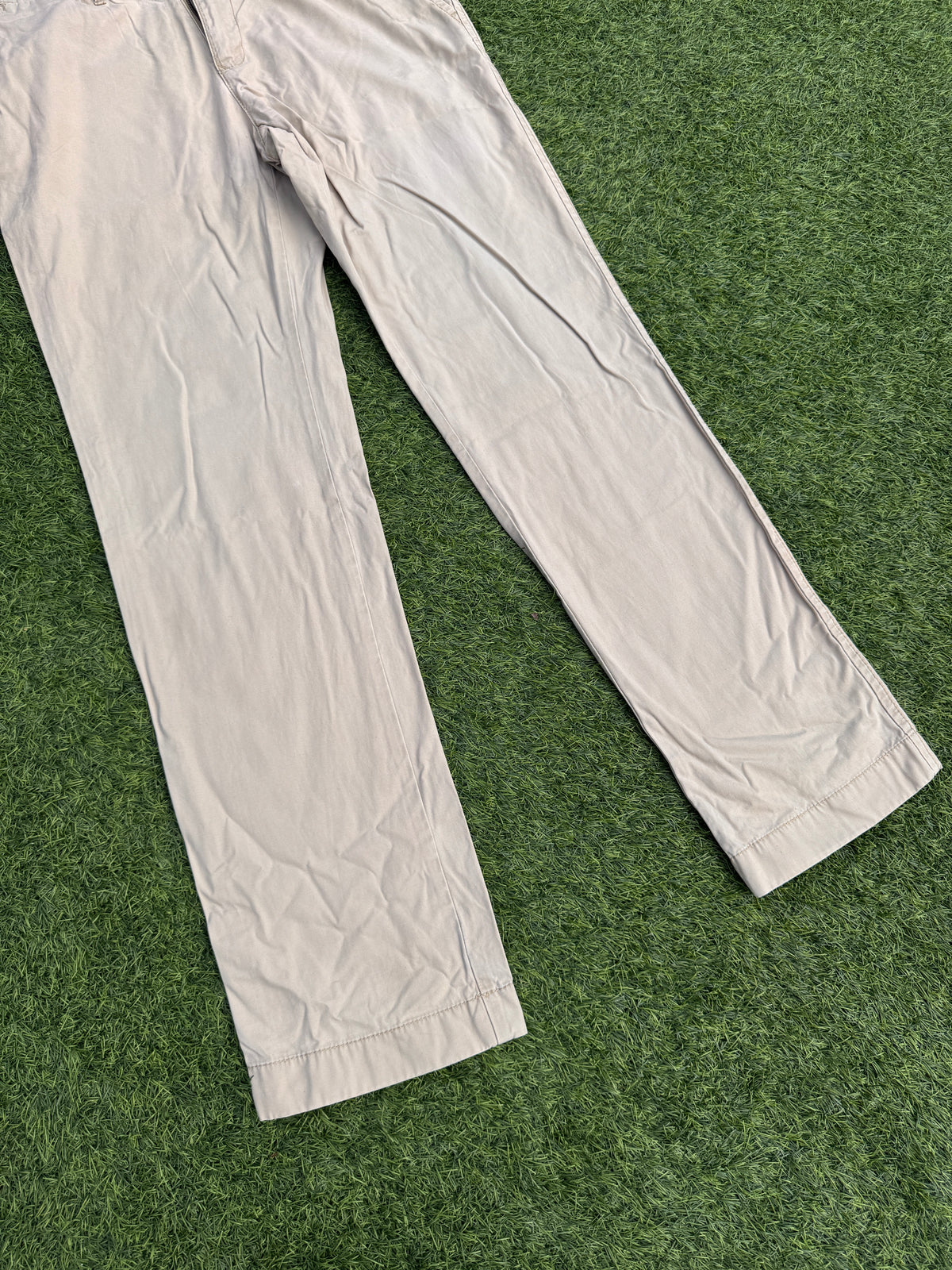 Tommy Hilfiger Mens Chino Trousers W34 L34 Beige Stone Slim Fit