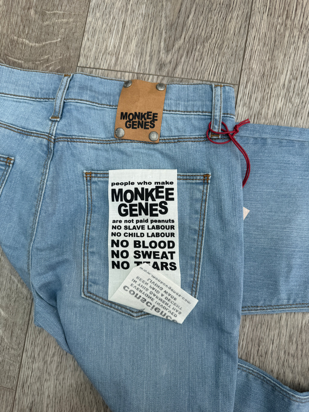 Monkee Genes Jeans W28 L32 Light Blue Wash Classic Skinny
