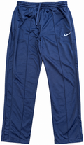 Nike Mens Track Pants Size Medium Navy Blue Swoosh Joggers Athletic Dept