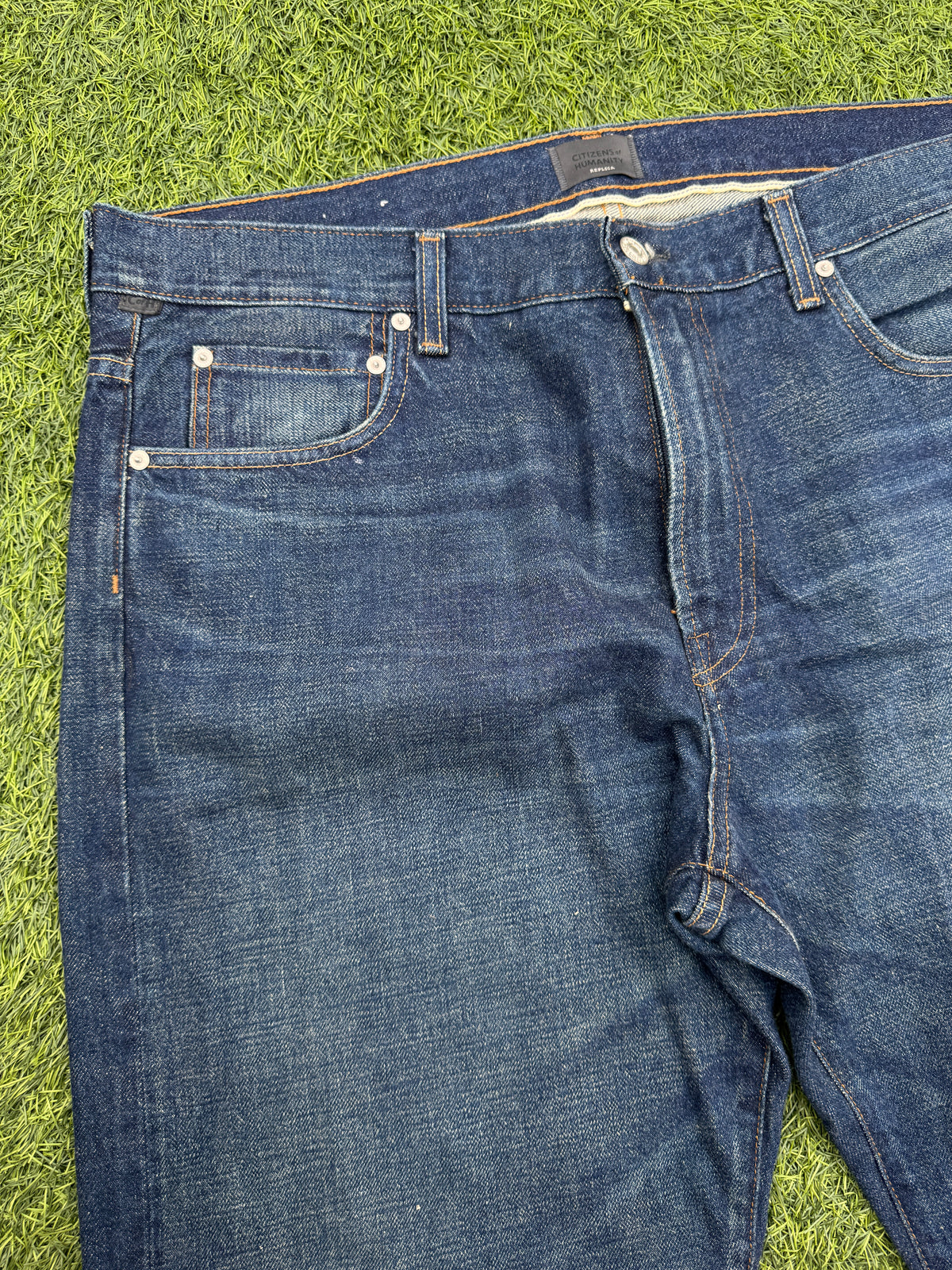 Citizens of Humanity Mens Jeans W36 L 30 Blue Denim Straight Leg