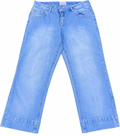 John Baner Womens Jeans W30 L33 Blue Wide Leg Flared Light Wash