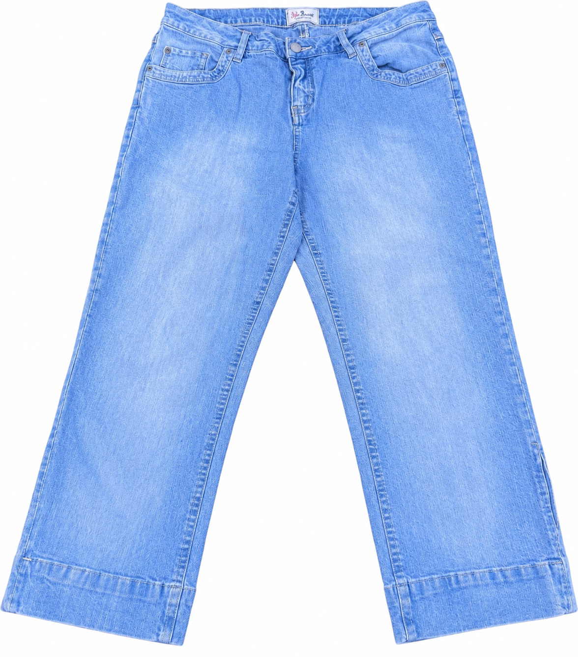 John Baner Womens Jeans W30 L33 Blue Wide Leg Flared Light Wash