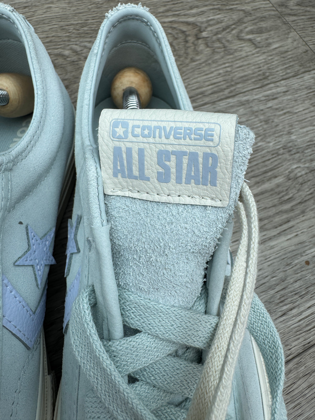 Converse Star Player 76 Trainers Womens UK 8.5 Blue Suede All Star