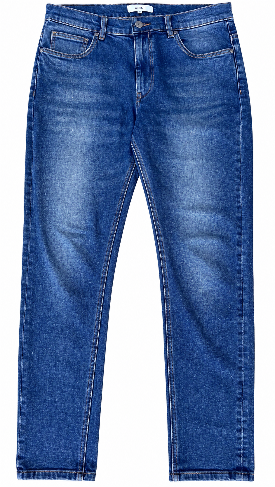 ARNE Mens Jeans W32 L30 Blue Denim Slim Fit Tapered Leg