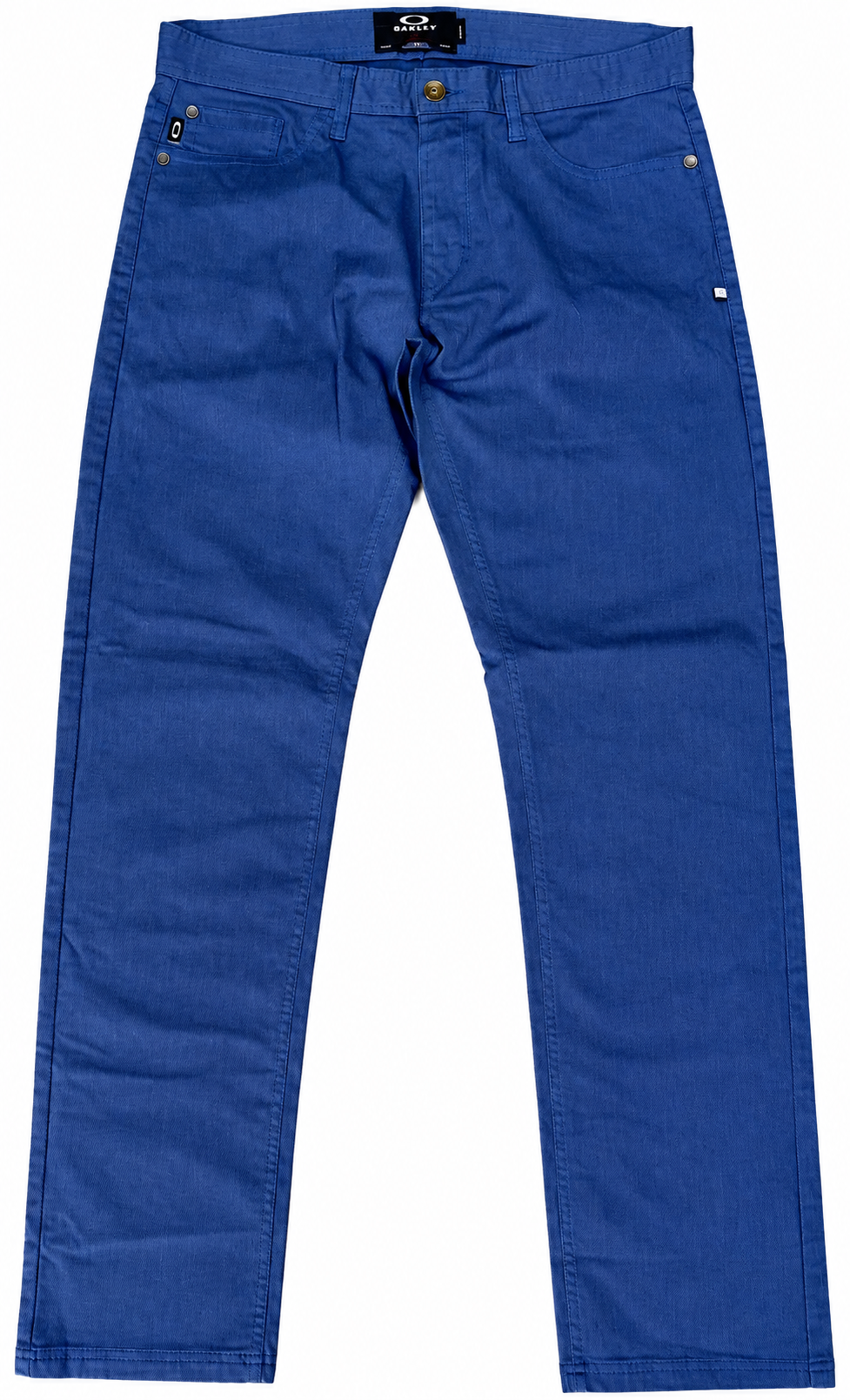Oakley Mens Trousers Jeans W34 L32 Blue Slim Fit Straight Casual Chino