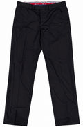 Meyer Roma Mens Trousers W36 L34 Black Smart Formal Regular Fit
