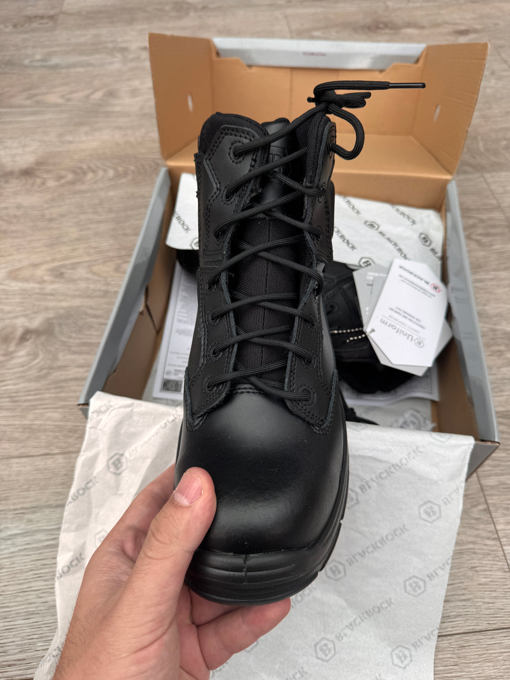 Blackrock CF2007 Emergency Service Boots UK 7 Black Waterproof Safety Work