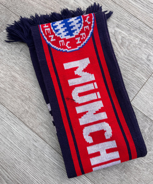 Adidas Bayern Munich Football Scarf FC Bayern Germany Bundesliga Fan Supporter