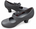 Hotter Comfort Concept Womens Grey Mary Jane Court Shoes UK 3