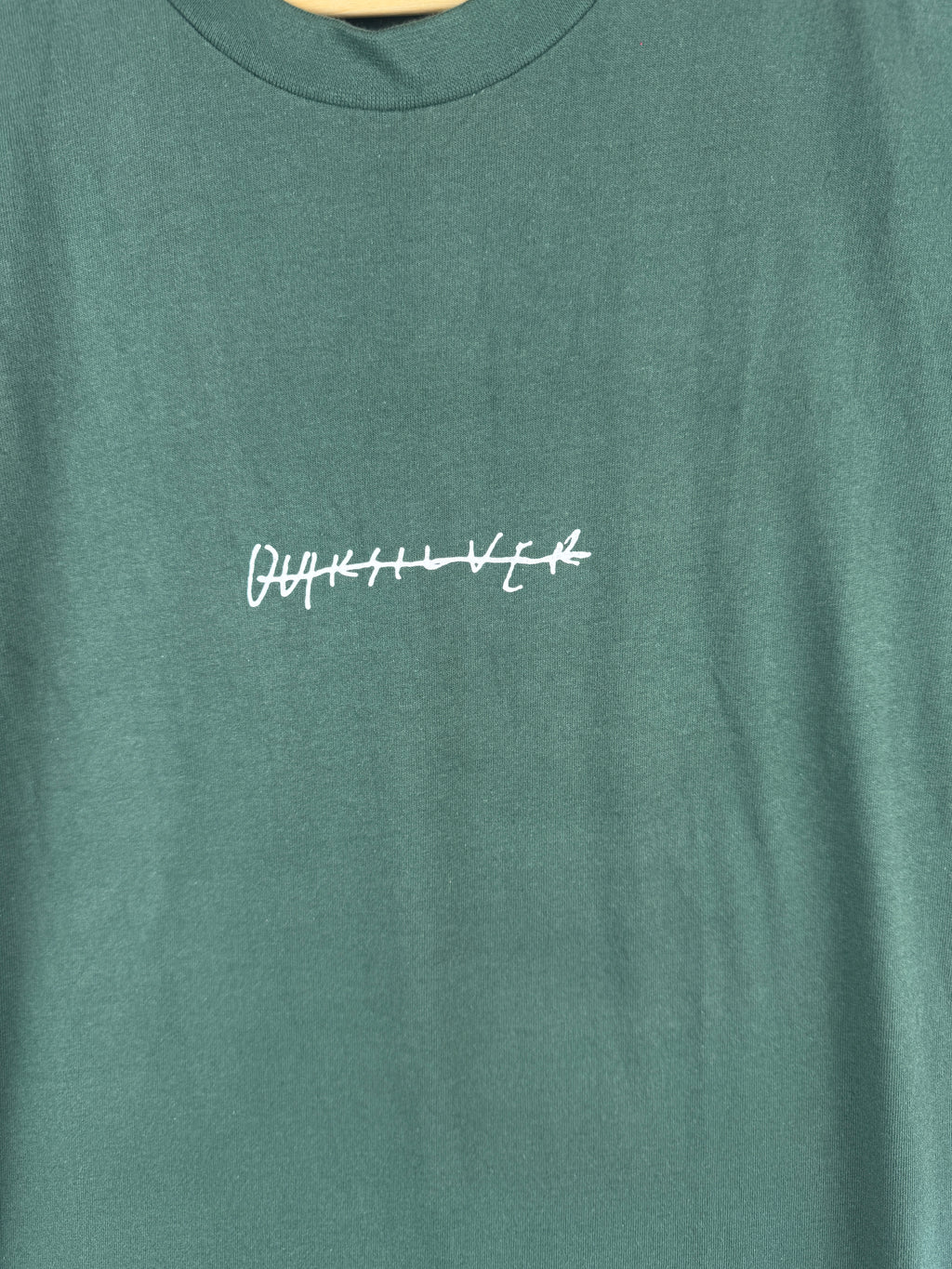 Quiksilver Mens T Shirt Small Green Logo Graphic Tee Surf Skate