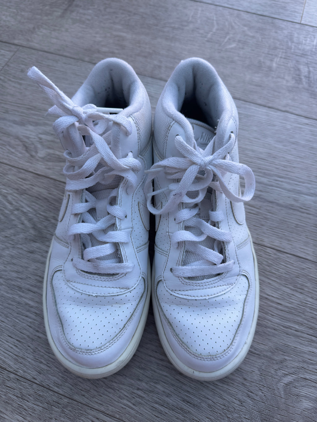 Nike Court Borough Mid White High Top Trainers Shoes UK 5.5