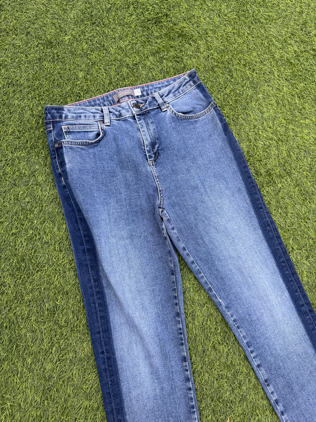 Mint Velvet Womens Jeans Size 12R Blue Denim Straight Leg W 30 L 28