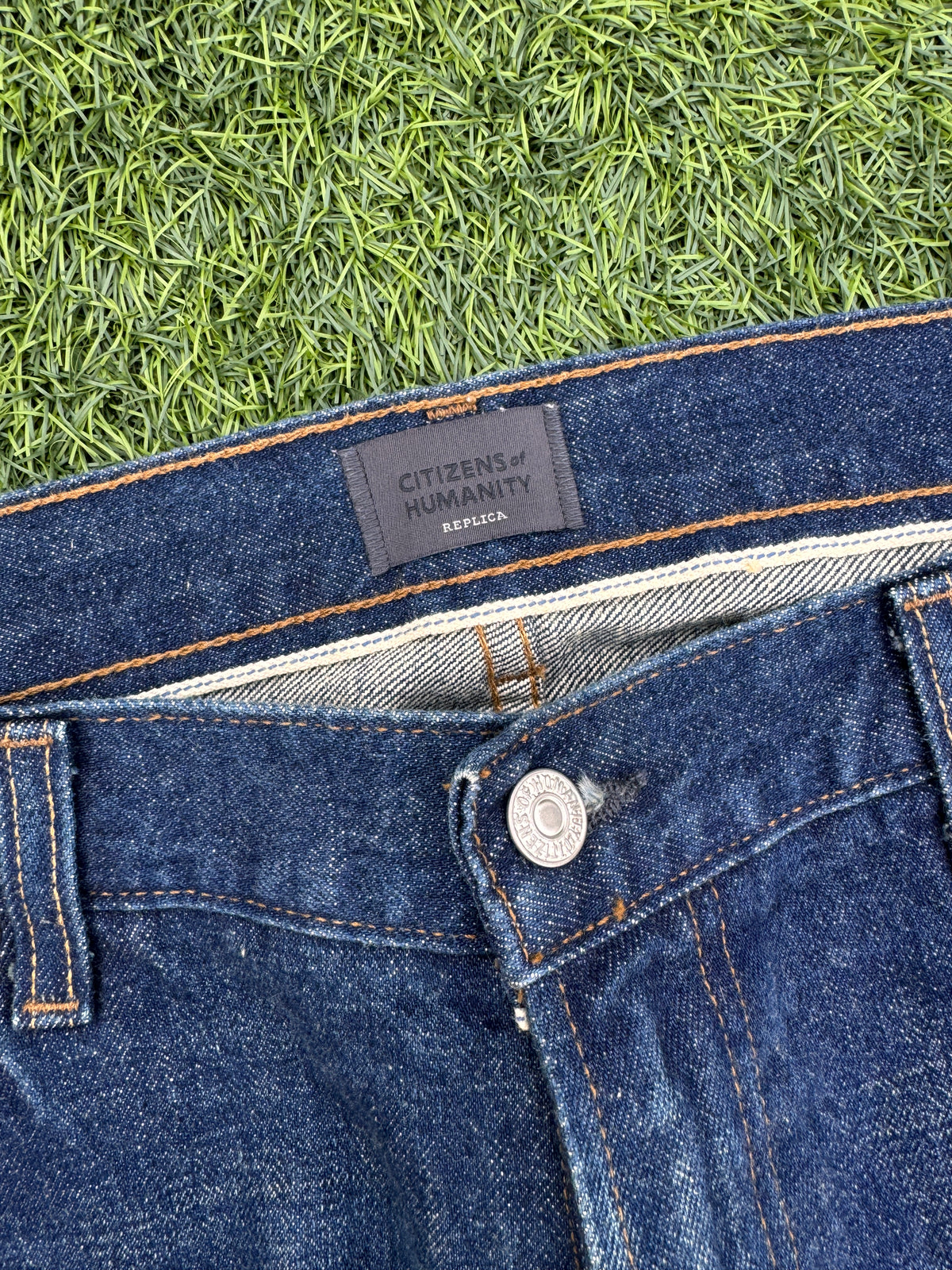 Citizens of Humanity Mens Jeans W36 L 30 Blue Denim Straight Leg