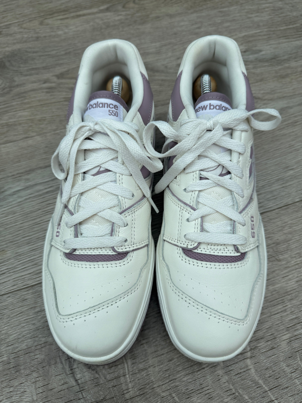 New Balance 550 BBW550AK Womens Trainers UK 8 EU 41.5 White Purple