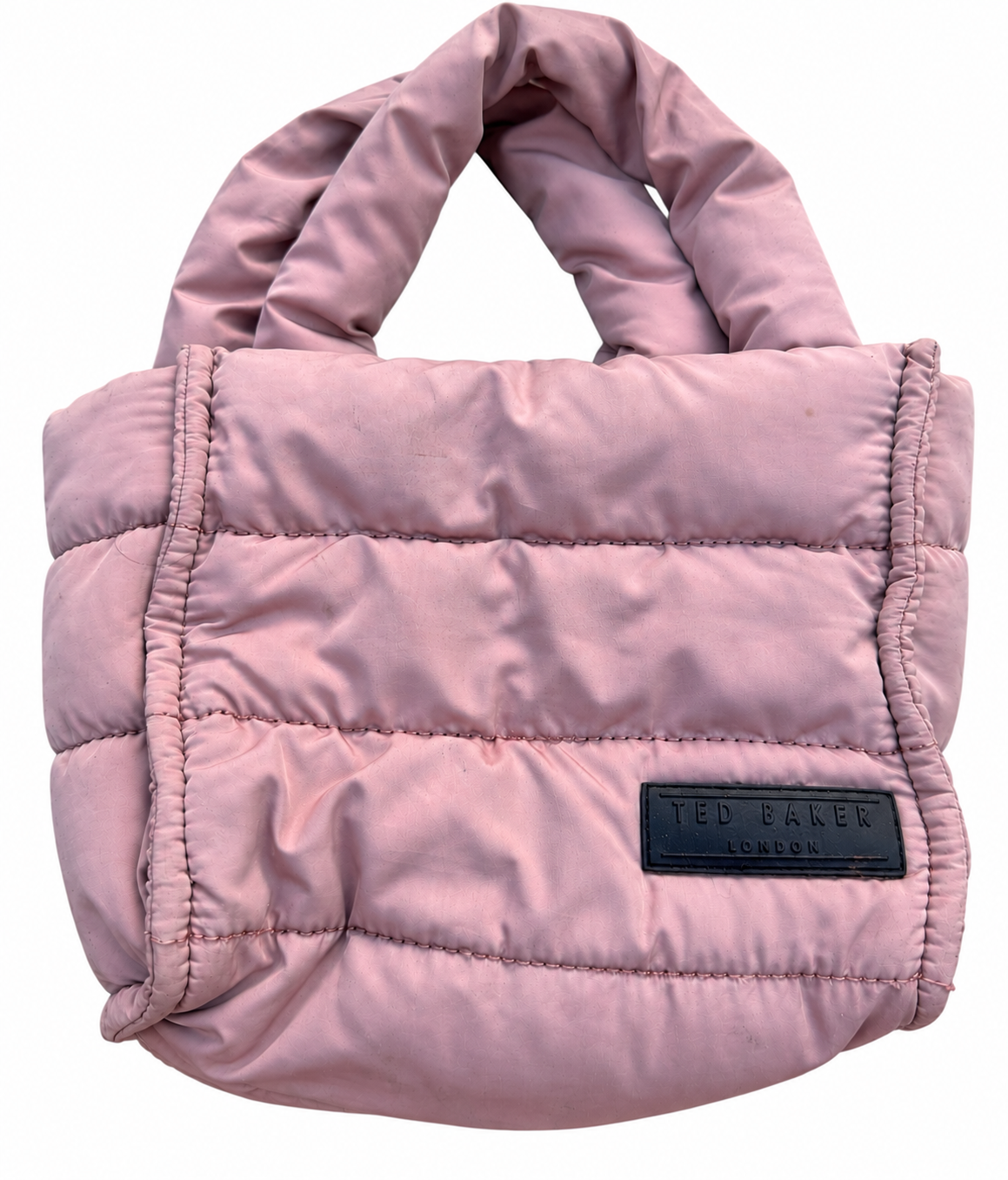 Ted Baker London Womens Pink Puffer Padded Handbag Shoulder Bag Quilted