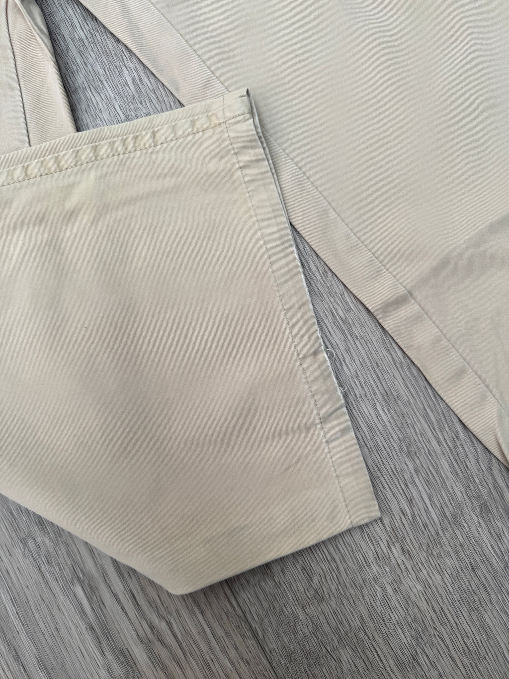 Tommy Hilfiger Mens Chino Trousers W42 L28 Beige Tan Straight Leg