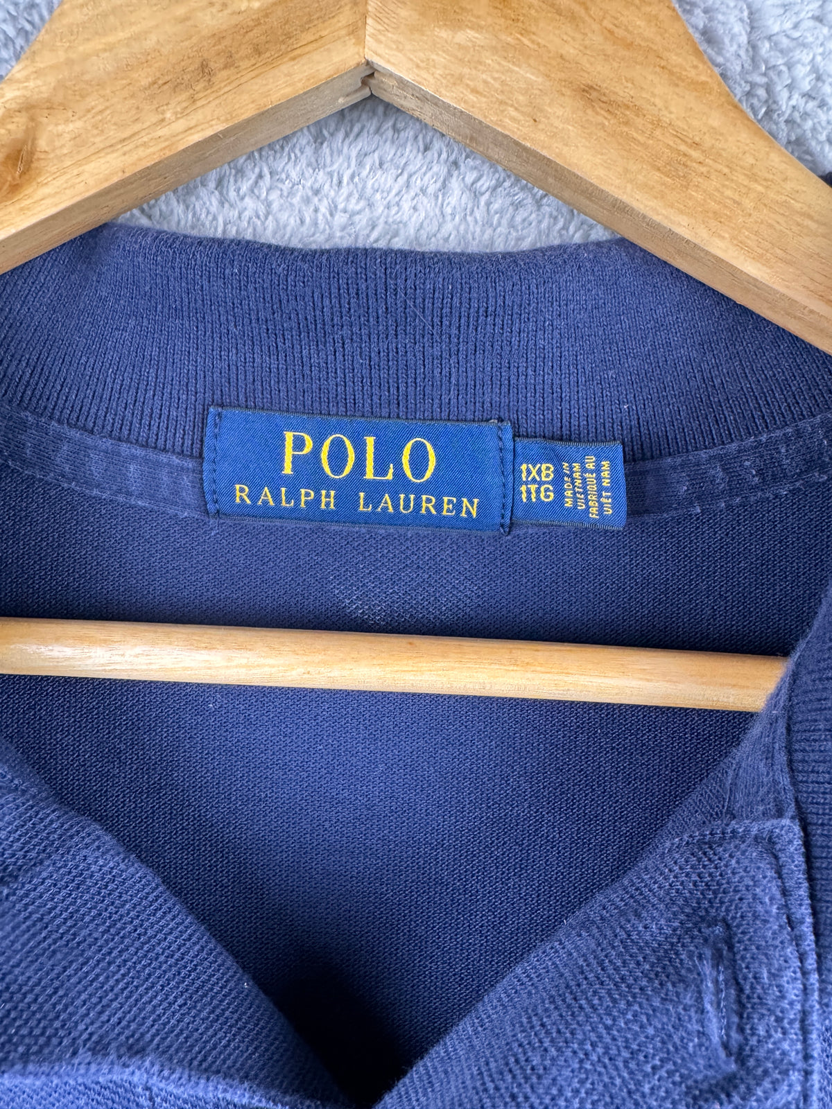 Polo Ralph Lauren Mens Big Pony Polo Shirt Navy Blue 1XB XL Number 3