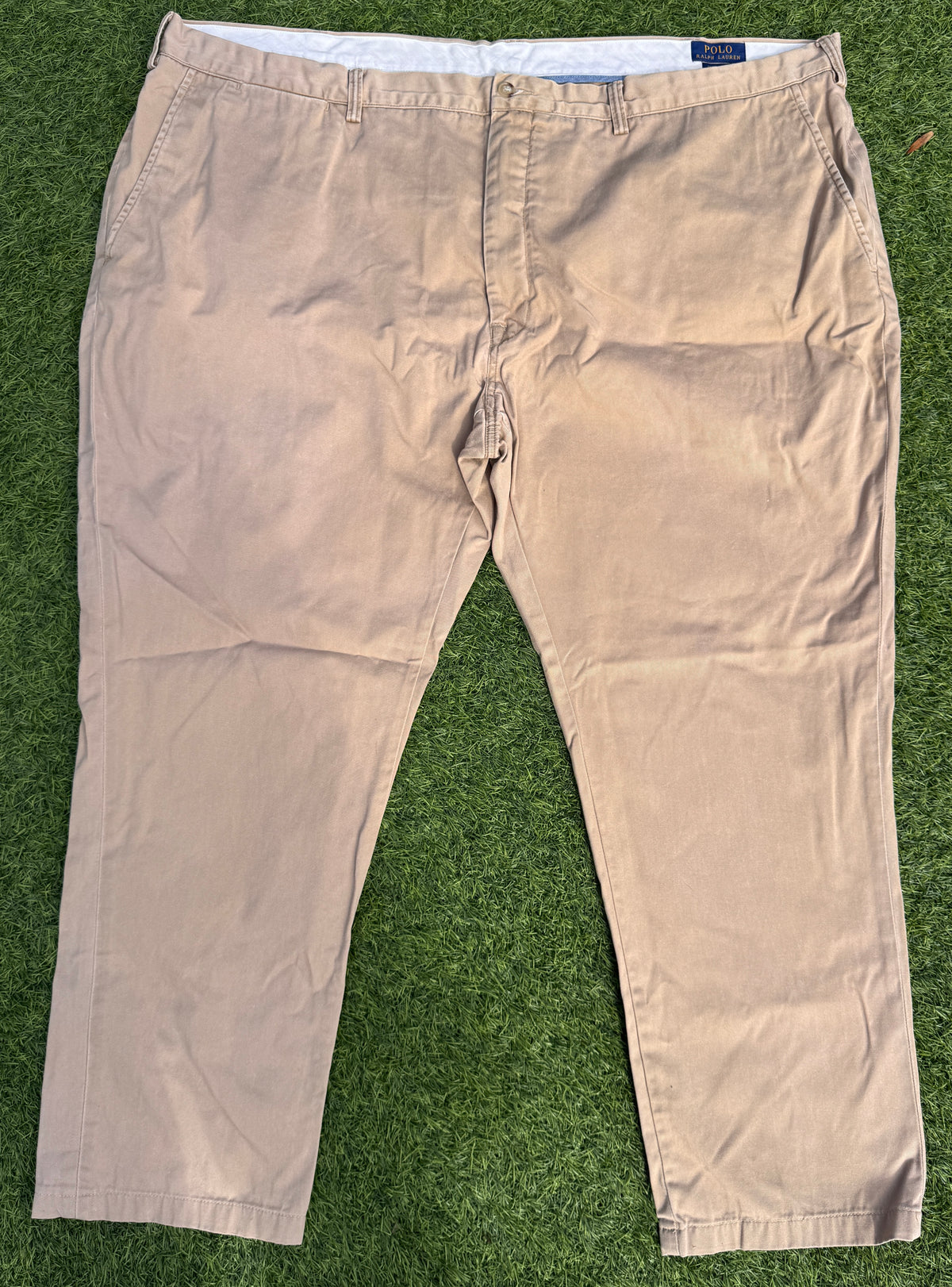 Polo Ralph Lauren Mens Beige Chino Trousers Classic Fit