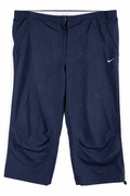 Nike Air Mens XL Navy 3/4 Track Pants Cropped Trousers Y2K Retro Swoosh