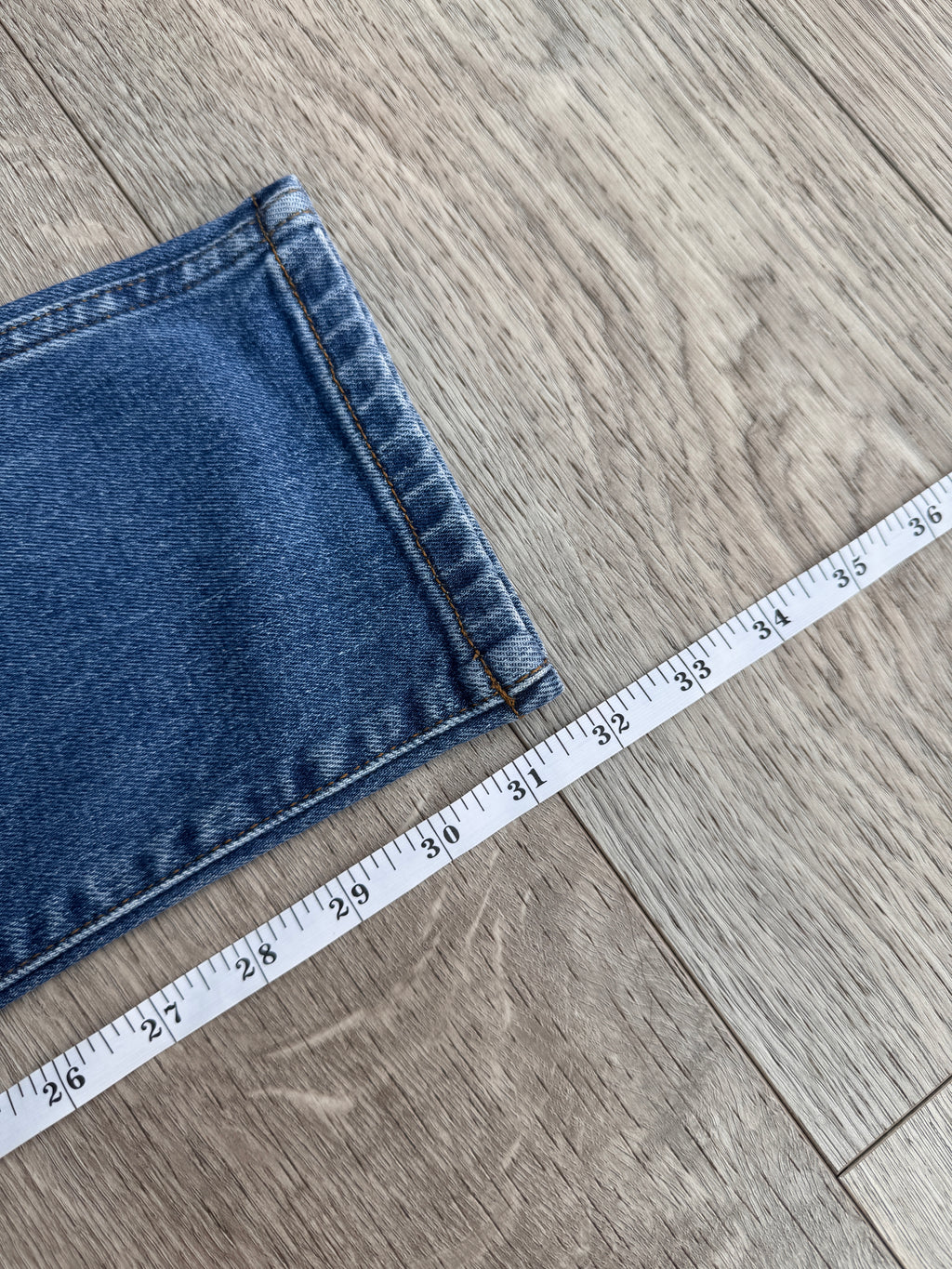 Wrangler Bryson Mens Jeans W33 L34 Blue Denim Skinny Fit Stretch