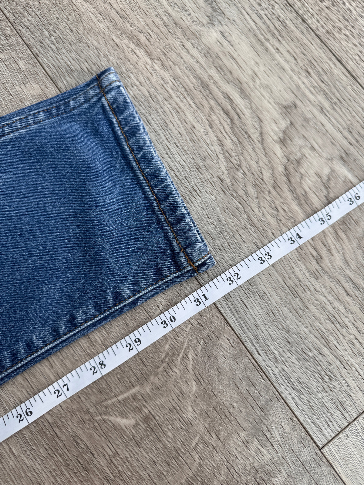 Wrangler Bryson Mens Jeans W33 L34 Blue Denim Skinny Fit Stretch