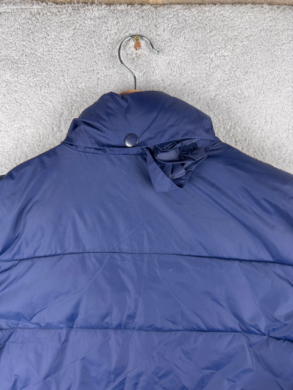 GAP PrimaLoft Mens Small Navy Blue Puffer Jacket Winter Padded