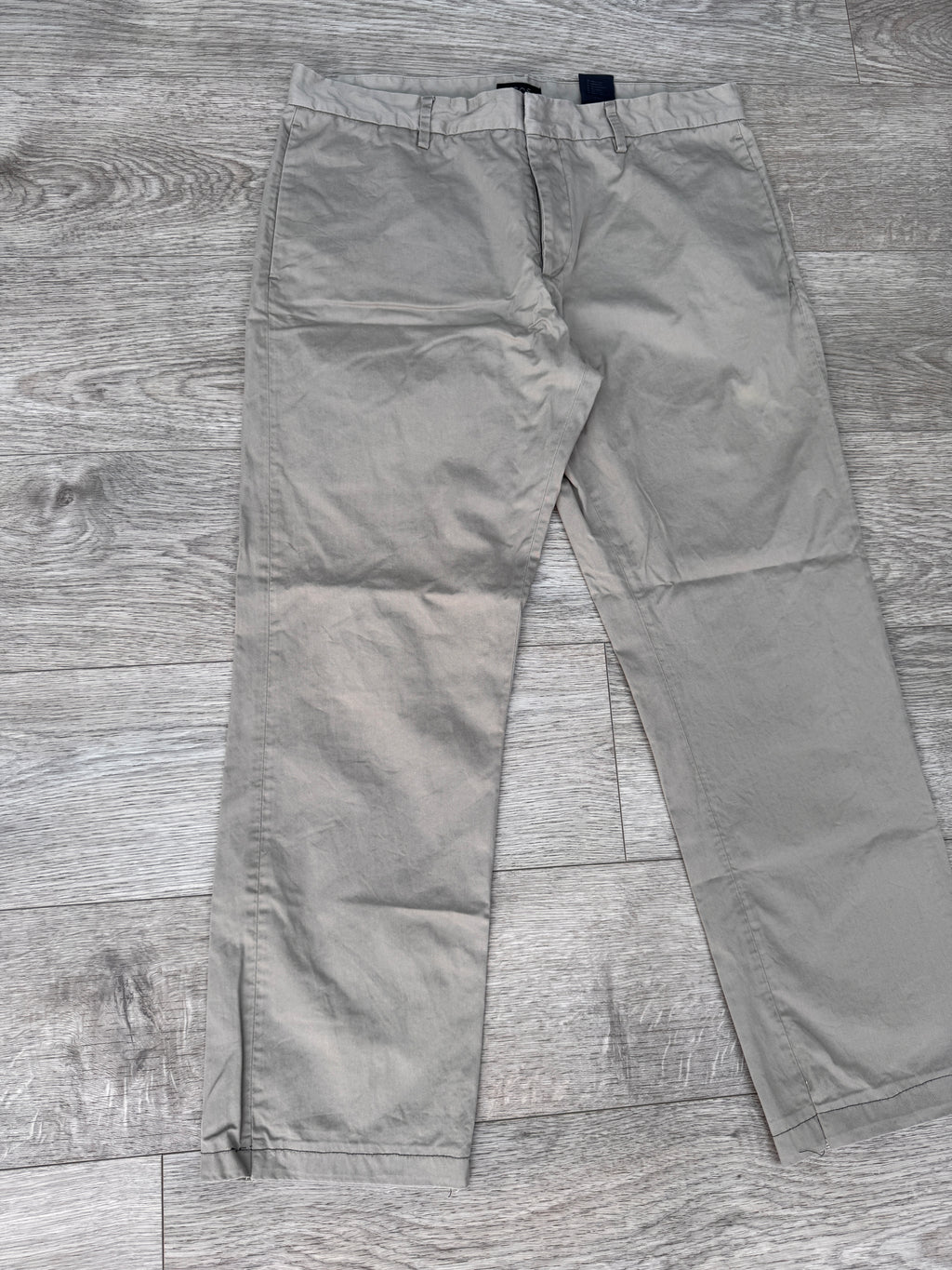 COS Mens Chino Trousers Size W36 L28 Beige Stone Straight Leg Smart