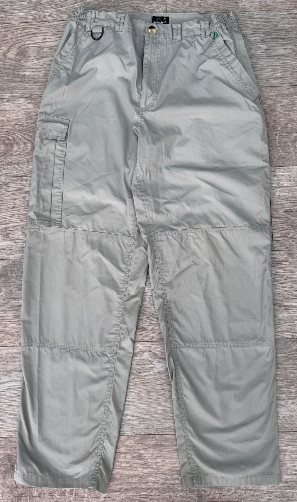 Craghoppers Vintage Mens Cargo Trousers W32 L30 Grey Hiking Walking Outdoor