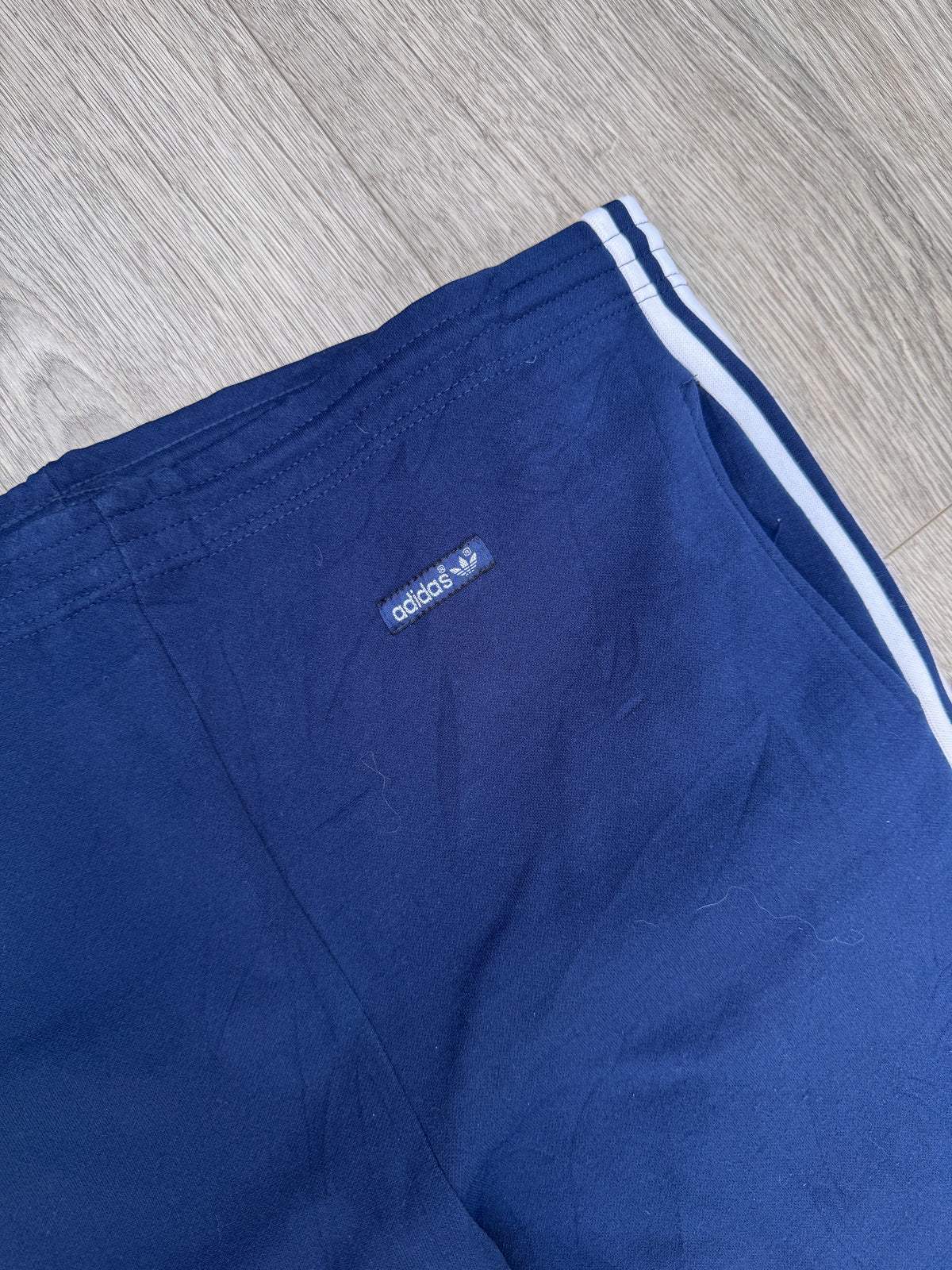 Adidas Originals Mens 80’s Track Pants Navy Blue 3 Stripe Trefoil Size W 36 L 30