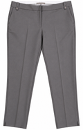 Laura Ashley Womens Trousers UK 18 Grey Tailored Straight Leg