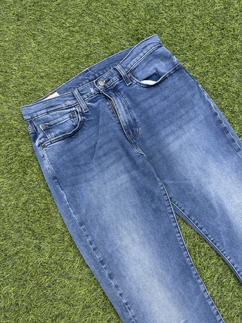 Levi’s 512 Slim Taper Jeans Mens W32 L30 Blue Stretch Denim Levi Premium