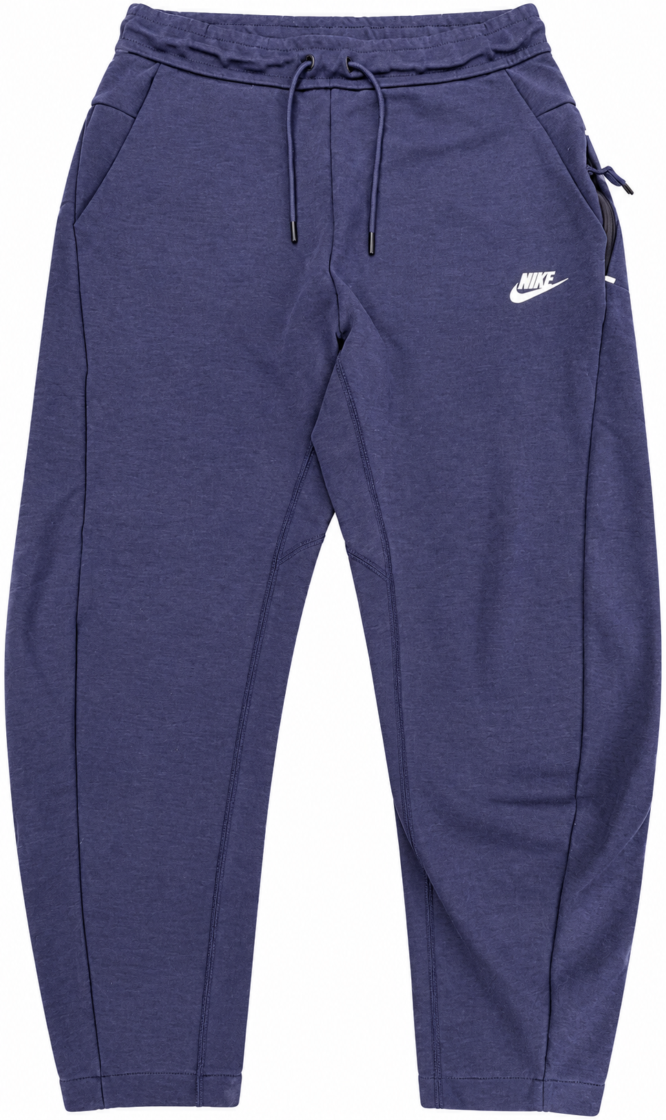 Nike Mens Joggers Small Navy Blue Tracksuit Bottoms Slim Fit Swoosh