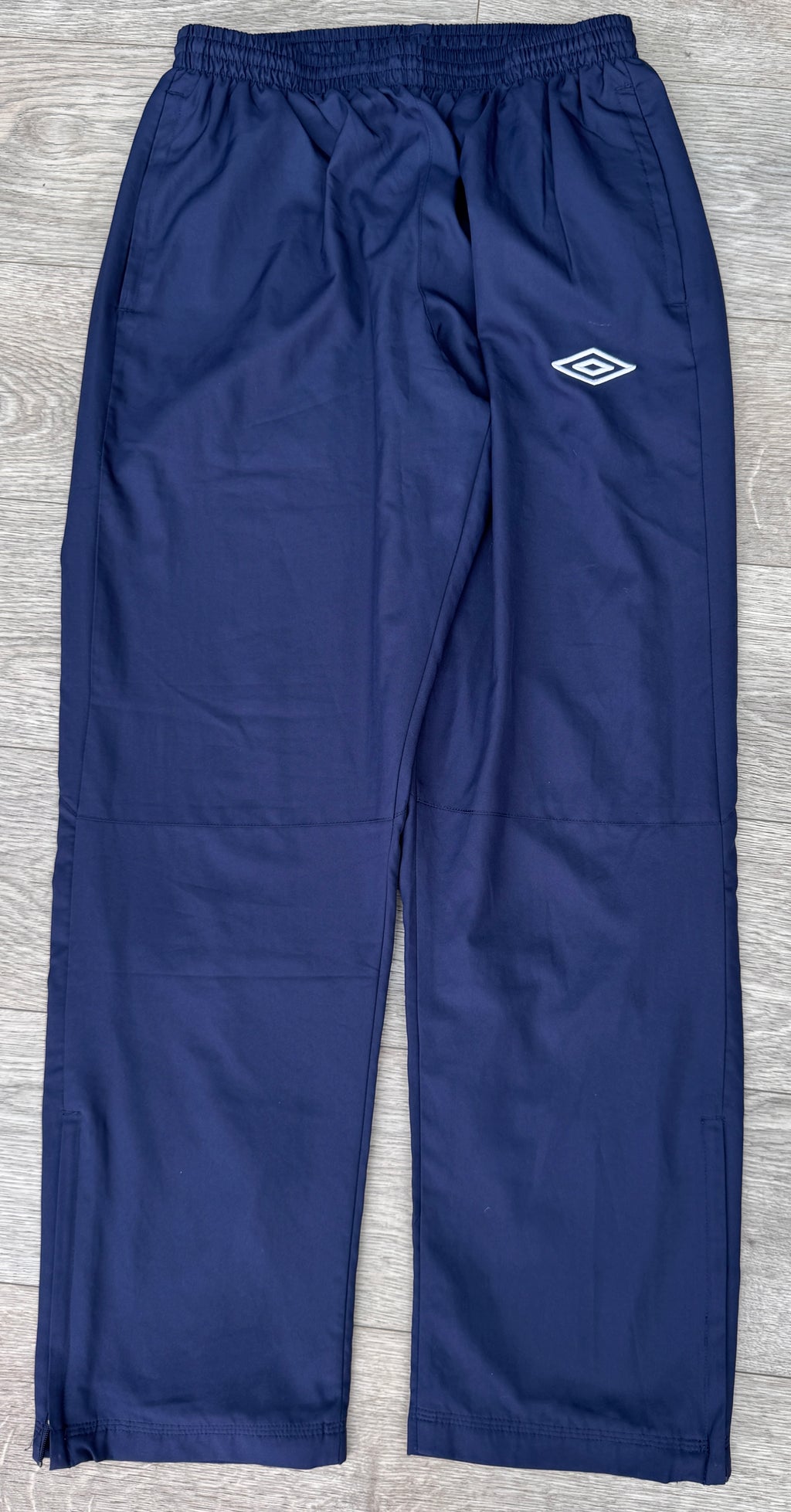 Umbro Mens Tracksuit Bottoms Large Navy Blue Football Training Joggers