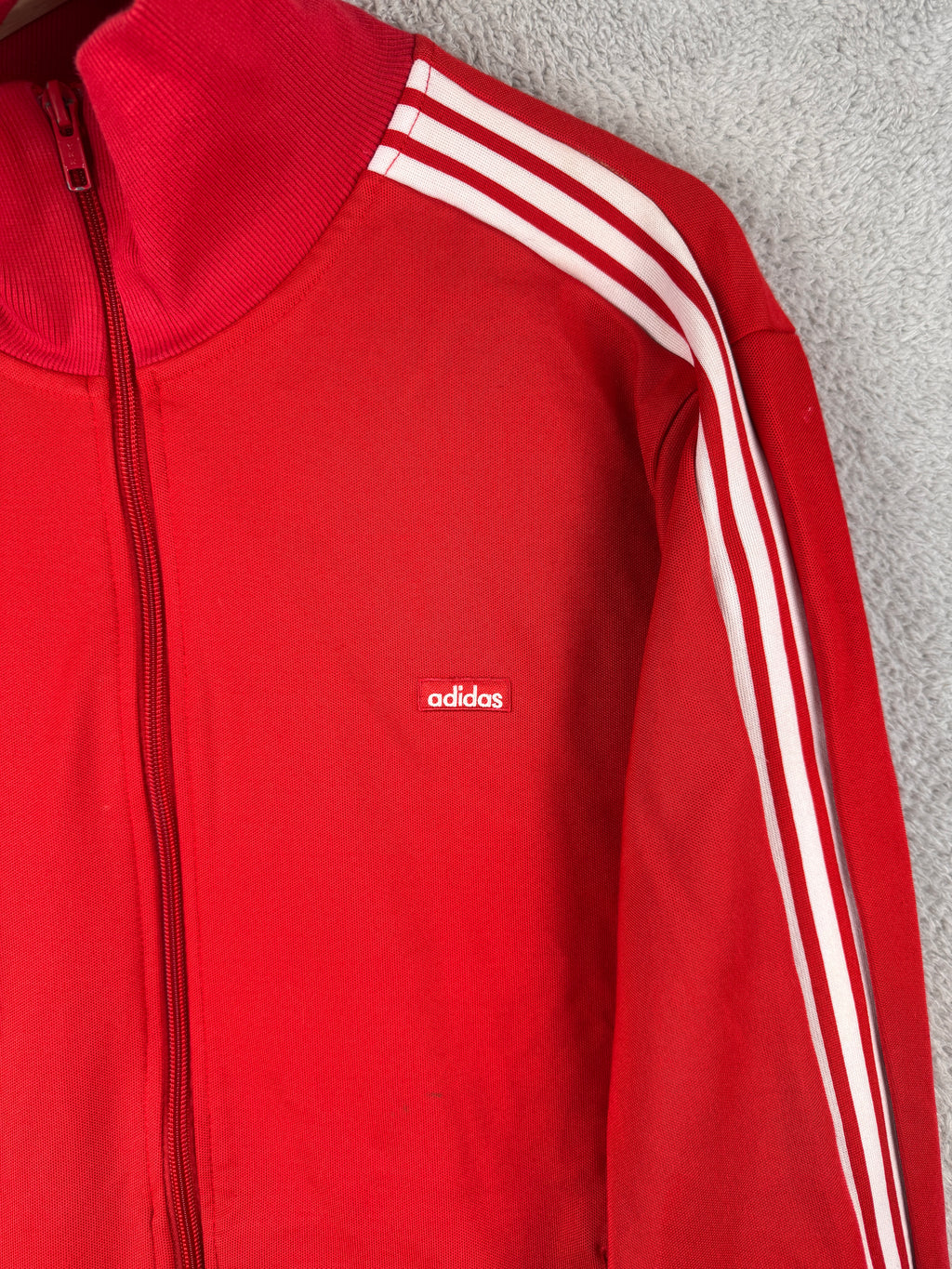 Adidas Originals Archive Series Mens Large Track Jacket Red White 3 Stripe