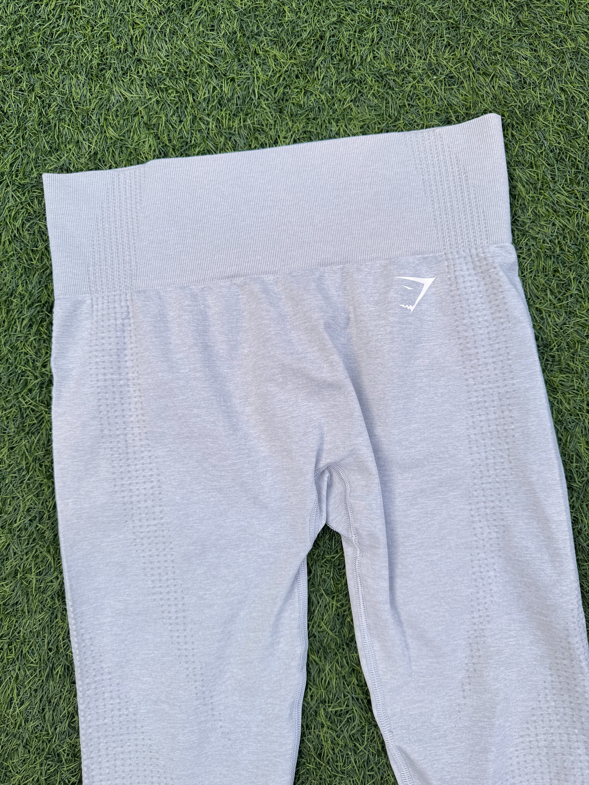Gymshark Womens Seamless Leggings Size Medium Grey High Waist Gym Workout