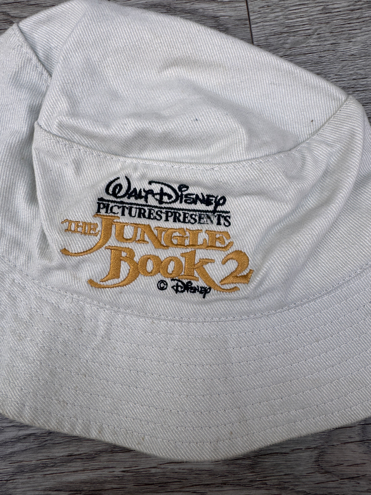 Disney The Jungle Book 2 Bucket Hat Cream 58cm Embroidered Movie Promo