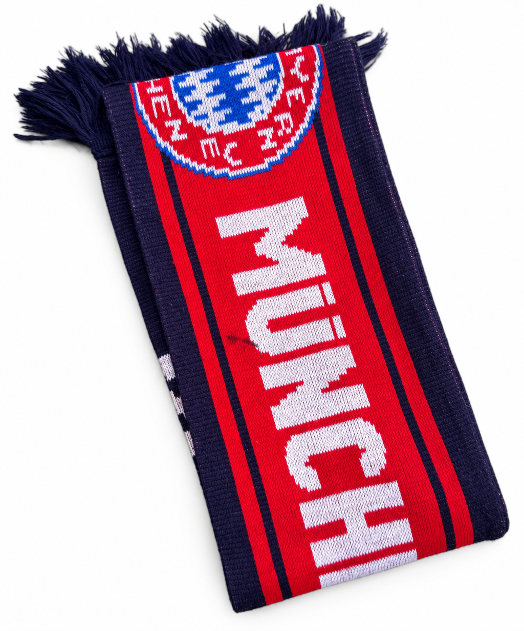 Adidas Bayern Munich Football Scarf FC Bayern Germany Bundesliga Fan Supporter