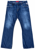 Replay Jimi M923 Jeans Mens W38 L34 Blue Denim Distressed Bootcut Y2K