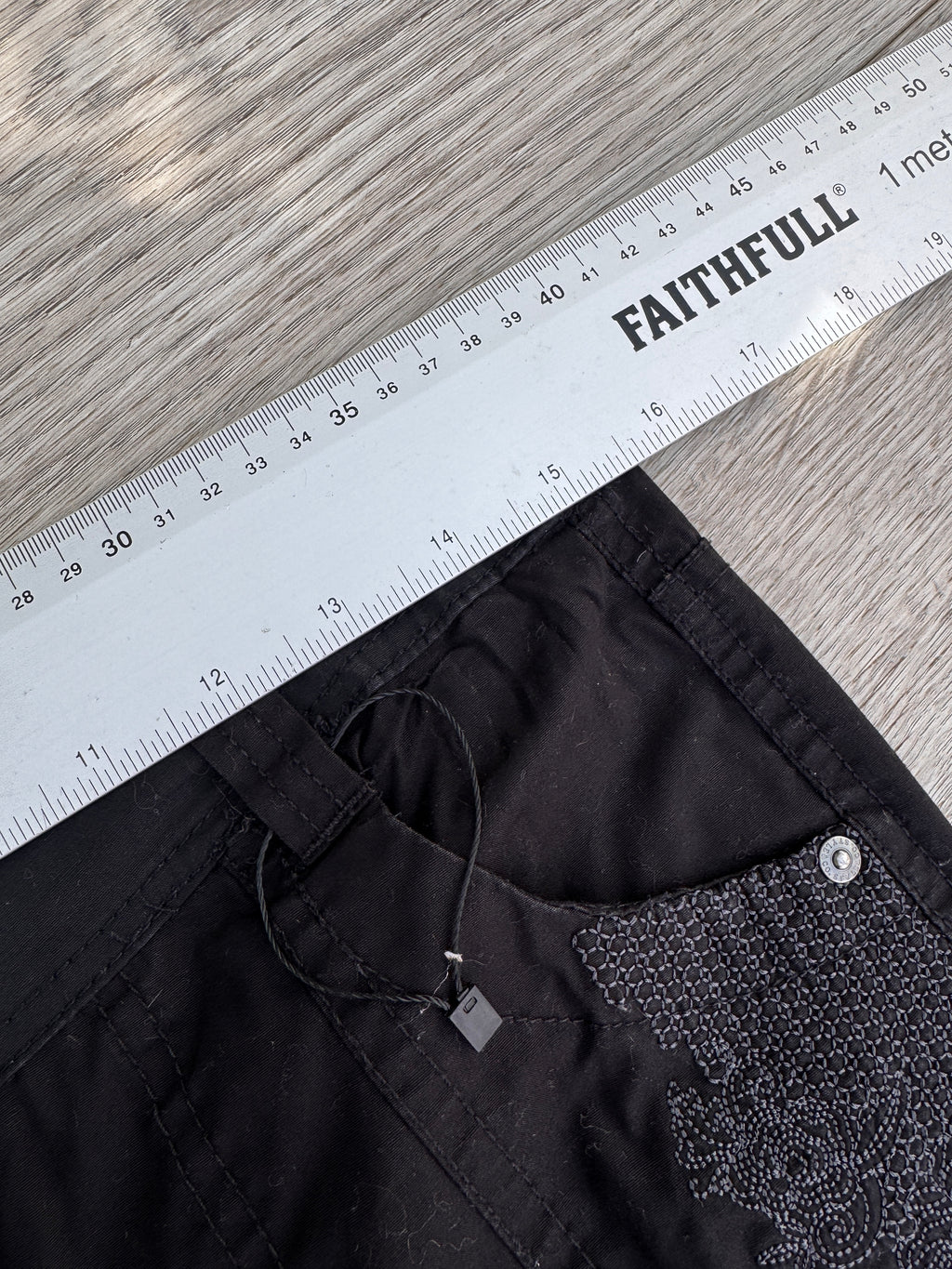 Style & Co Petite Womens Cargo Trousers 6P Black Utility