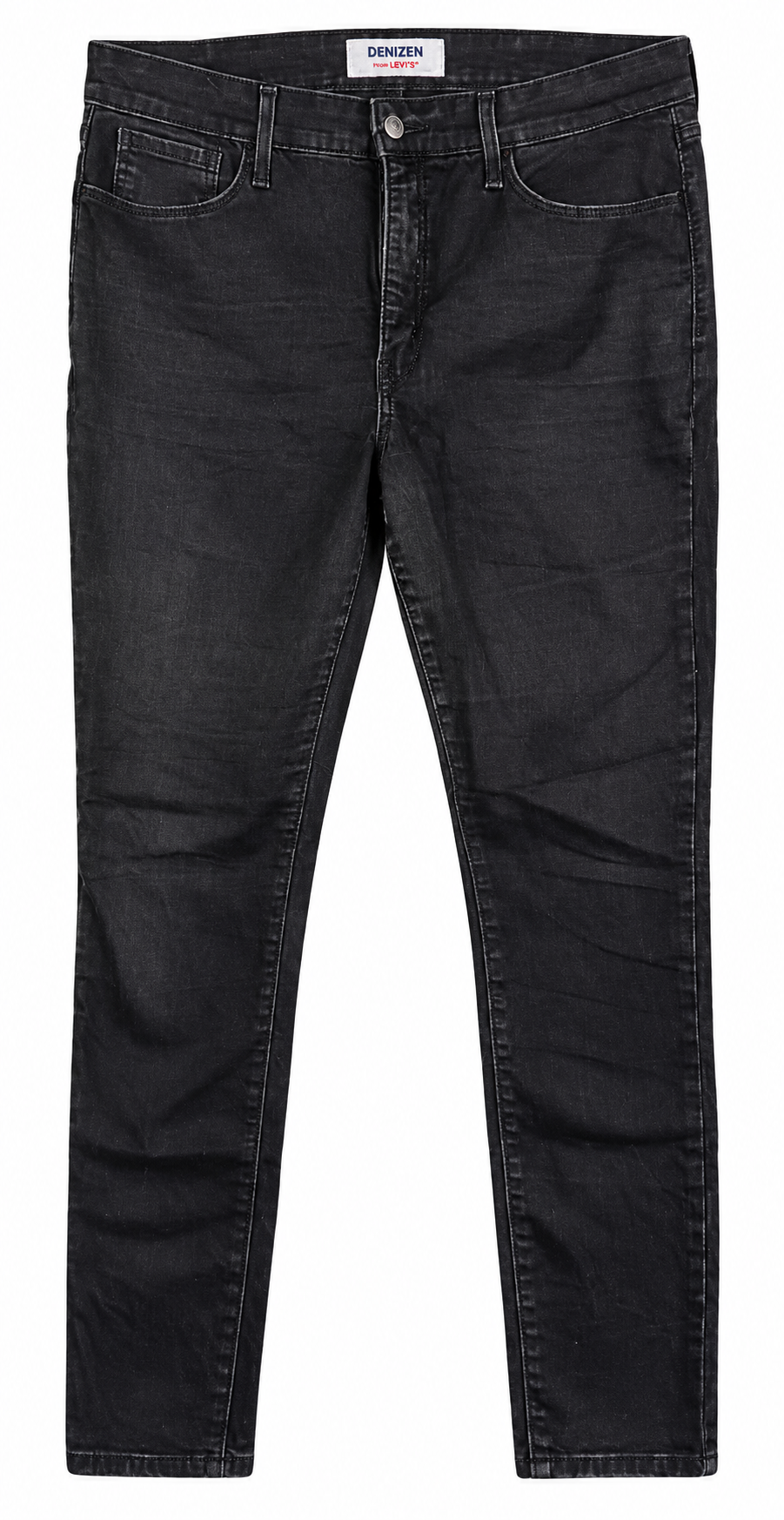 Denizen From Levis Womens Jeans W33 UK 16 Black Ultra High Rise Super Skinny