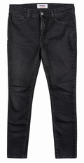 Denizen From Levis Womens Jeans W33 UK 16 Black Ultra High Rise Super Skinny