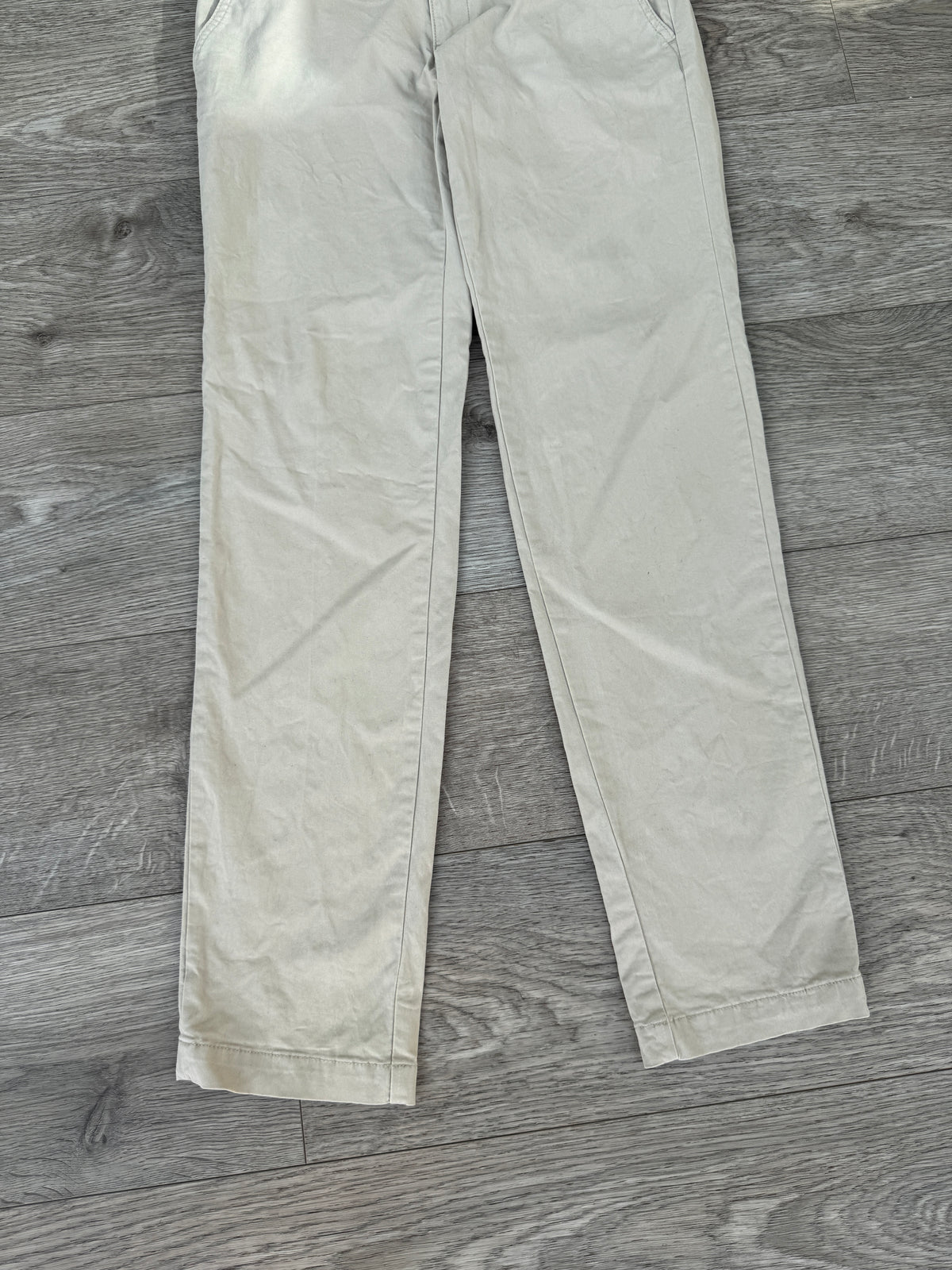 Tommy Hilfiger Womens Chino Trousers Size 0 Beige Stone Straight Leg