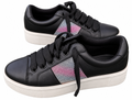Carvela Womens Black Diamante Crystal Platform Trainers Lace Up Shoes UK 4