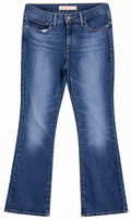Levis 315 Shaping Bootcut Womens Jeans W30 L30 Blue Stretch Denim Flared