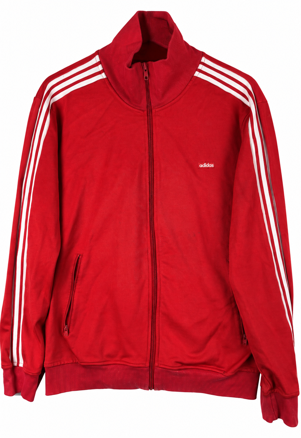 Adidas Originals Archive Series Mens Large Track Jacket Red White 3 Stripe