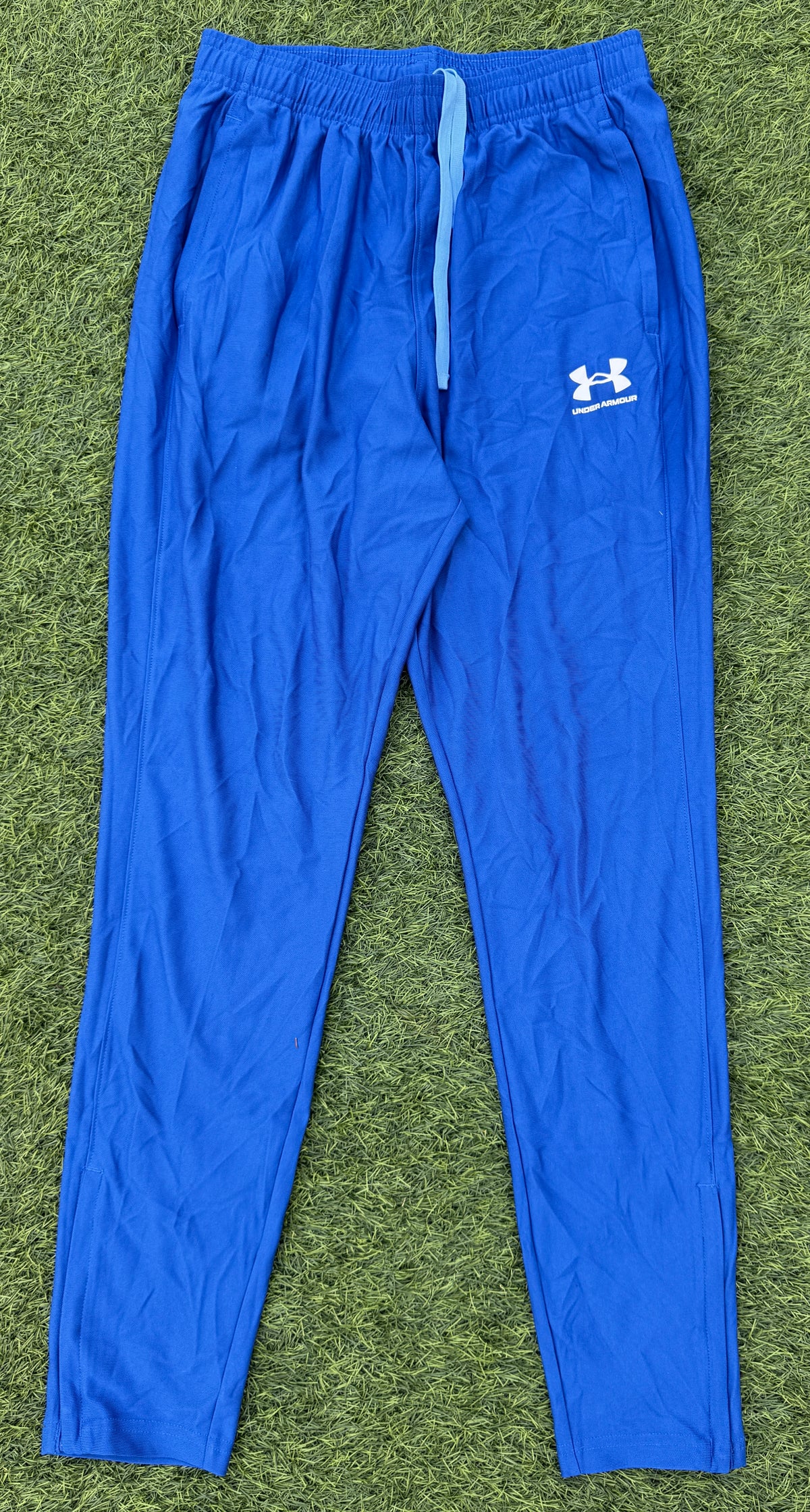 Under Armour Mens Tracksuit Bottoms Medium Blue Joggers