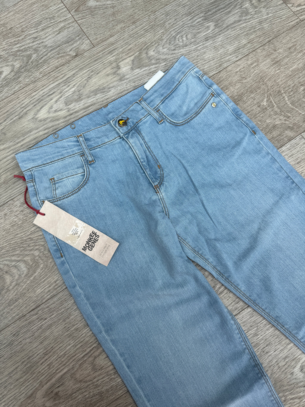 Monkee Genes Jeans W28 L32 Light Blue Wash Classic Skinny